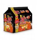 Geki Hot & Spicy Korean Instant Noodles Chicken (5 in 1 pack), 400 gm...