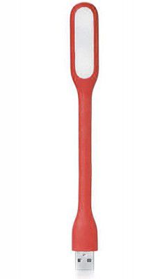 Generic 5V 1.2W Portable Flexible USB LED Light Lamp Light for Laptop (RED)