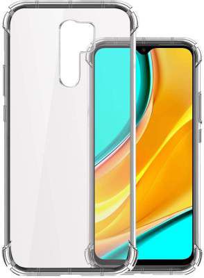 Generic Back Cover For Redmi 9 prime, Poco M2 TPU+Plastic ( White )