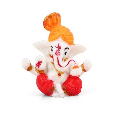 Generic Exclusive Marble Car Ganesha Idols for Dashboard RSNMH009