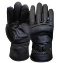 Generic Solid Leather Winter Riding Gloves (Black, L)...