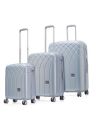 Genie Dew & Swing Trolley Bag Hard Side Travel Bag for Women, 8 Wheel Luggage Suitcase...
