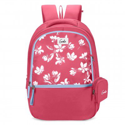 Genie Victoria Laptop Backpack for Women, Maximum volume and large capacity, 3 compartments, 40 litres. Water Resistant and Lightweight Bags for Office and Travelling Purpose
