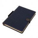 Genius A5 Hard Case Diary Single Line,Blue, 224 Pages, Size-21 x 14.8 x 1.6 cms...