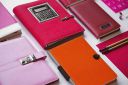 Genius A5 Hard Case Diary Single Line,Orange, 224 Pages, Size-21 x 14.8 x 1.6 cms...
