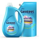 Genteel Matic Liquid Detergent 1kg bottle + 1kg Refill Pouch | For Both Top load and Front load Washing | No Soda Formula | with Added Fabric Conditioner...