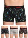 Genx Jazz Printed Trunk - Elegant, Trendy&Comfortable, 100% Combed Cotton Men's Underwear(Colors&Print May Vary)...