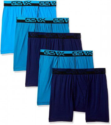 GenX Men GUSTO INNER ELASTIC Briefs(Pack of 5), ASSORTED, 75 CM