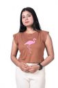 GenZ Gears Cotton Round Neck Solid Regular Fit Tshirt for Female...