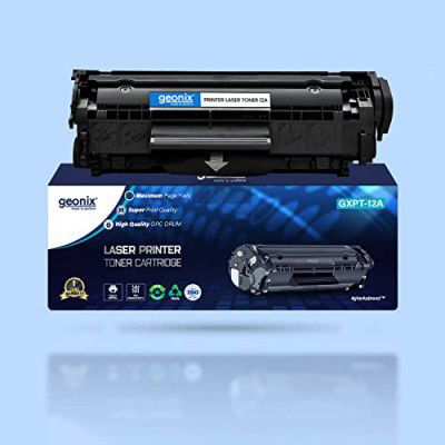 GEONIX 12A Laser Printer Cartridge Compatible, 12A Cartridge/Black