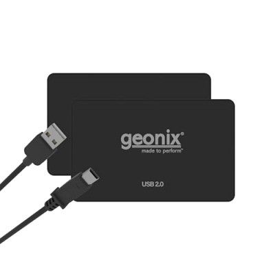 GEONIX 2.5 Inch SSD Enclosure | Tool Free Installation | Supports Upto 6TB Storage | USB Cable