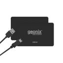 GEONIX 2.5 Inch SSD Enclosure | Tool Free Installation | Supports Upto 6TB Storage | USB Cable...
