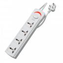 Geonix PowerSpan S4 | Extension Board with 4 Universal Sockets, 1500 Watts, 6 Amp Multi Plug for Office & Home Appliances (White)...