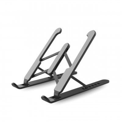 Geonix Trek T1 ABS Plastic Laptop Stand Height & Angle Adjustable (Black)