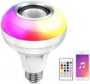 Gesto 12W B22D Base Led Multicolor Rgb Music Bulb,Wireless Bluetooth Bulb With Speaker And Remote Control For Party,Home,Disco Light,Halloween,Home Decoration,Christmas Decoration-Pack Of 1...