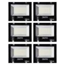Gesto 200 Watt Ultra Thin Slim Ip66 LED Flood Outdoor Light Cool White Waterproof- 200W,Pack of 6...
