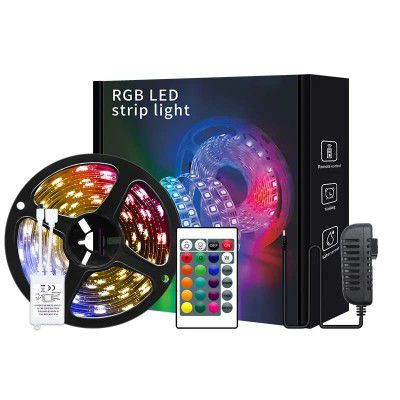 Gesto 5 Meter LED Strip Lights |300 Led RGB Strip Light with Adaptor