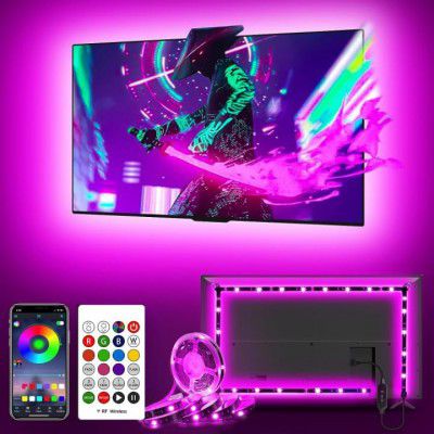 Gesto 5V USB Led Strip Light – Music Sync RGB Multicolor Background Lighting (5 Meter for 49-85" TV's)