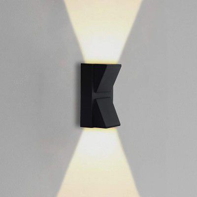 Gesto IP65 6W Outdoor Up Down Wall Mounted Light (Warm White,Pack of 1)