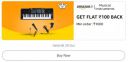 Get Flat ₹100 back on minimum order above ₹1000 on Musical Instruments...