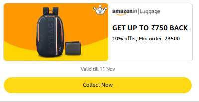 GET UP TO ₹750 BACK,10% offer, Min order: ₹3500