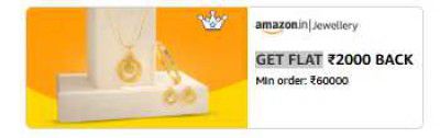 GET FLAT ₹2000 BACK Min order: ₹60000 on jewellery