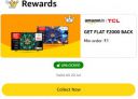 Get Flat ₹2000 Back Min order: ₹1 On TCL...