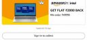 Get Flat ₹2000 Back Min order: ₹49990 On Intel...
