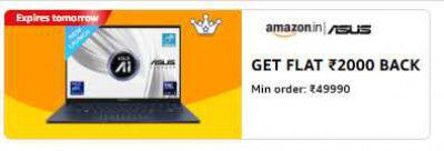 GET FLAT 2000/- BACK Min order: ₹49,999 on Asus Laptop