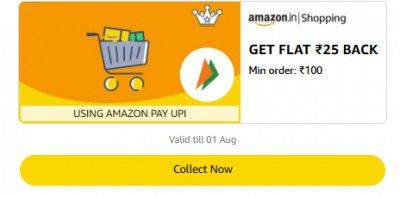 GET FLAT ₹25 BACK | Min order: ₹100 On Shopping