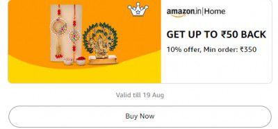 Get Flat ₹50 Back Min order: ₹350 On home