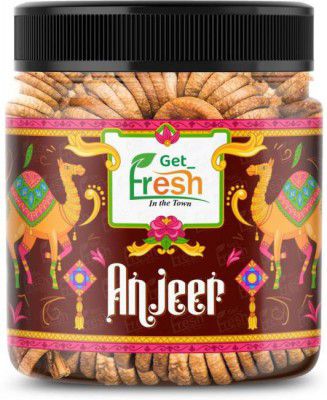 Get Fresh Anjeer/Figs Dry Fruits | Dried Figs- 250 gm (Jar Packing) Figs  (250 g)