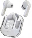 GET IN THE GAME Ultrapods TWS Bluetooth Earbuds | Transparent White Design with LED ...