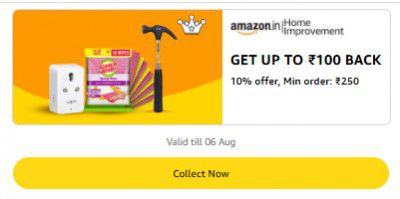 Get Upto ₹100 Back On Min order: ₹250