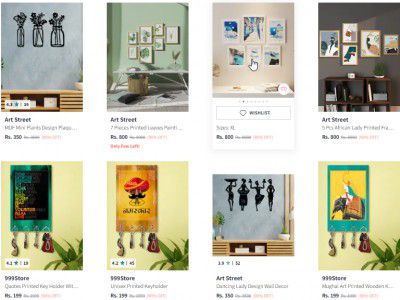  Get Upto 90% off on Home Furnishing