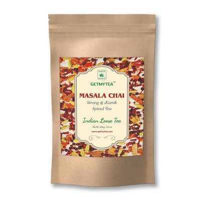 Getmytea Masala Chai - Strong & Kadak Spiced Tea - 250 Grams [ 170 Cups ]