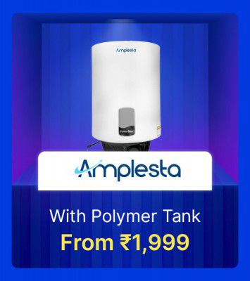  Amplesta Geysers from Rs.999 in Flipkart Big Billion Days Sale   