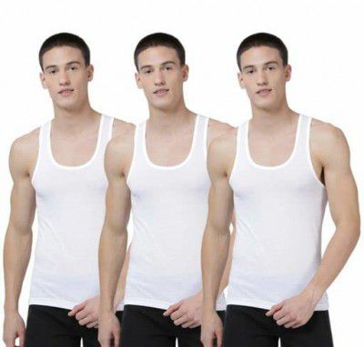 GGK Textiles Mens Feather Soft Cotton Vest 
