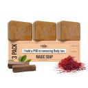 Ghar Soaps Sandalwood & Saffron Magic Soaps For Bath (300 Gms Pack Of 3)...
