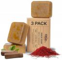 GharSoaps Sandal Wood And Saffron Soap For Glowing & Refreshing Skin (pack of 3)  (3 x 100 g)...
