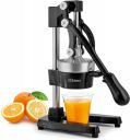 Ghime Hand Press Juicer Heavy Duty Stainless Steel Citrus Manual Juicer and Orange Squeezer - Black...
