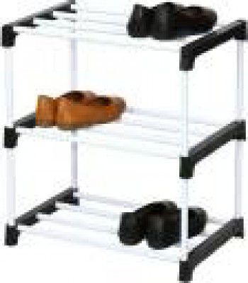 GHODA Plastic Shoe Stand  (3 Shelves, DIY(Do-It-Yourself))