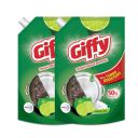 Giffy Concentrated Liquid Dish Wash Gel 900ml, Pack of 2...