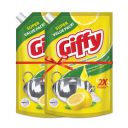 Giffy Liquid Dish Wash Gel with Active Salt & Lemon 900ml (Pack of 2)...