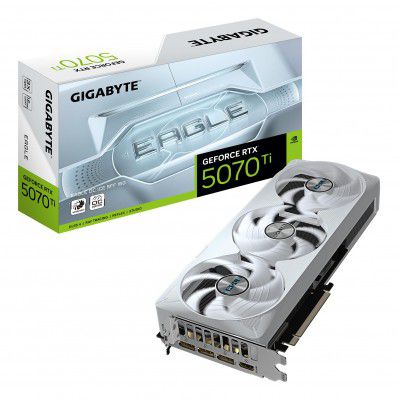 GIGABYTE GV-N507TEAGLEOC ICE-16GD | GeForce RTX 5070 Ti Eagle OC ICE 16GB GDDR6X Graphics Card