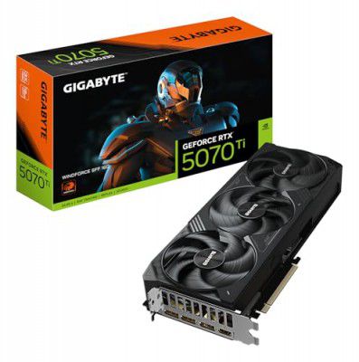 GIGABYTE GV-N507TWF3-16GD | GeForce RTX 5070 Ti WINDFORCE 3X 16GB GDDR6X Graphics Card