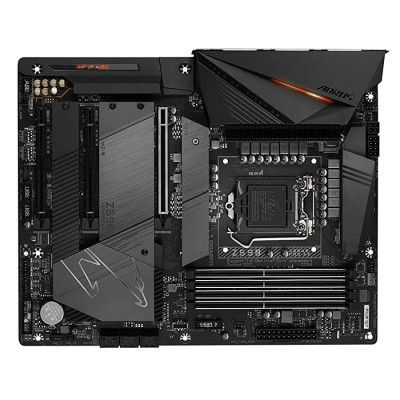 GIGABYTE Intel Z590 AORUS Pro AX Motherboard with Direct 12+1 Phases 90A Digital VRM Design, Comprehensive Thermal Solution with Fins-Array II, Triple CPU Gen4 M.2, Intel WiFi 6 802.11ax, RGB Fusion 2