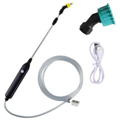 Gigawatts Electric Agriculture Sprayer with 3m Pipe & 3 Nozzles USB Rechargeable Portable Cordless Spray Pump