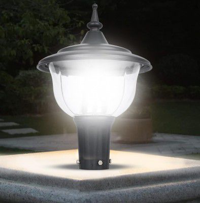 GIGAWATTS G03 LED Gate Light 12W Waterproof Outdoor Pillar Lamp (Warm White, Pack of 1)