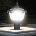GIGAWATTS G03 LED Gate Light 12W Waterproof Outdoor Pillar Lamp (Warm White, Pack of 1)...